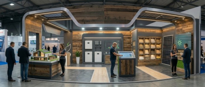 щанд за изложения персонализиран